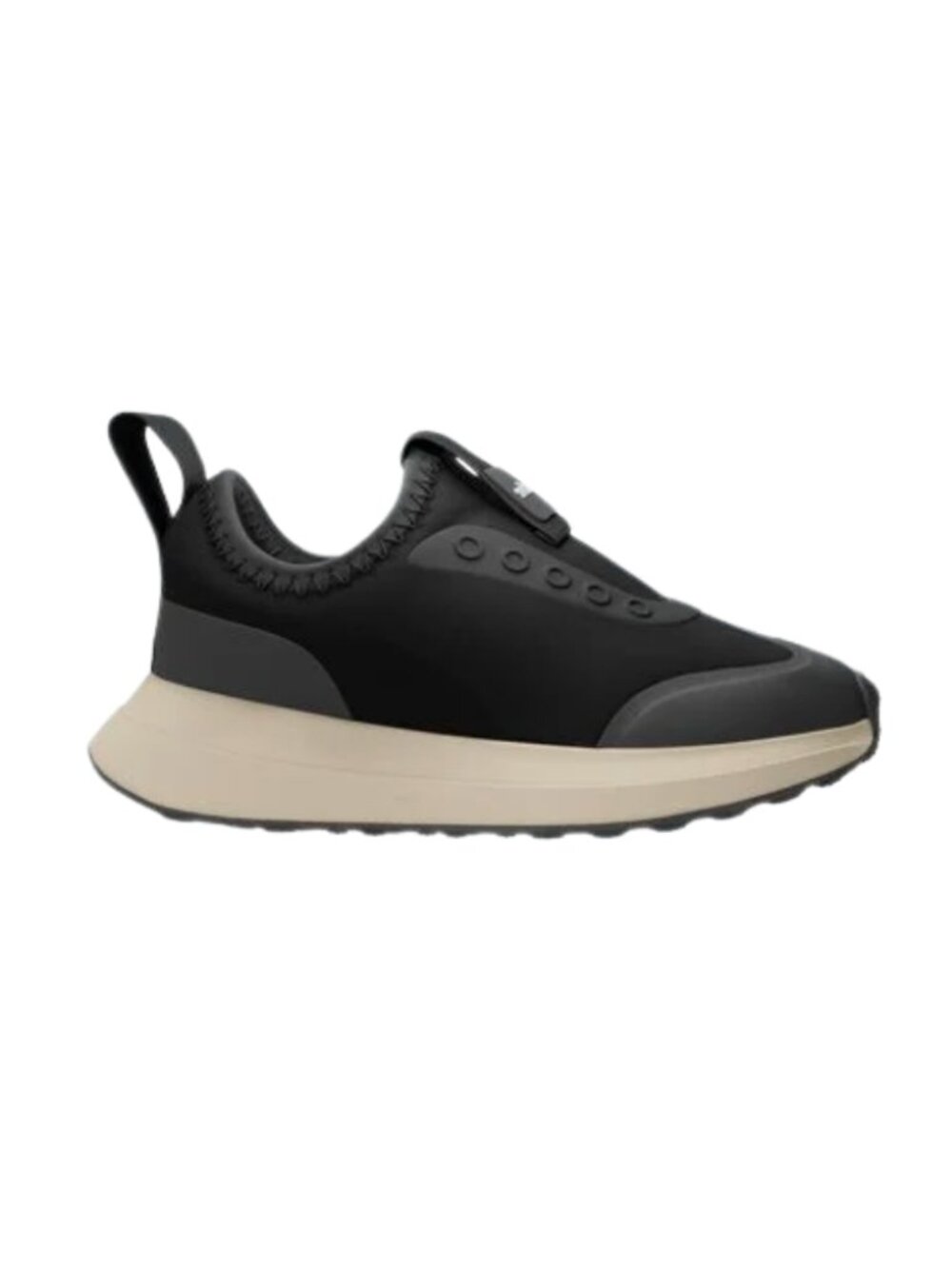 Native Shoes Robbie Dash Little Kid - Jiffy Black/Tapioca Off White/Jiffy Black
